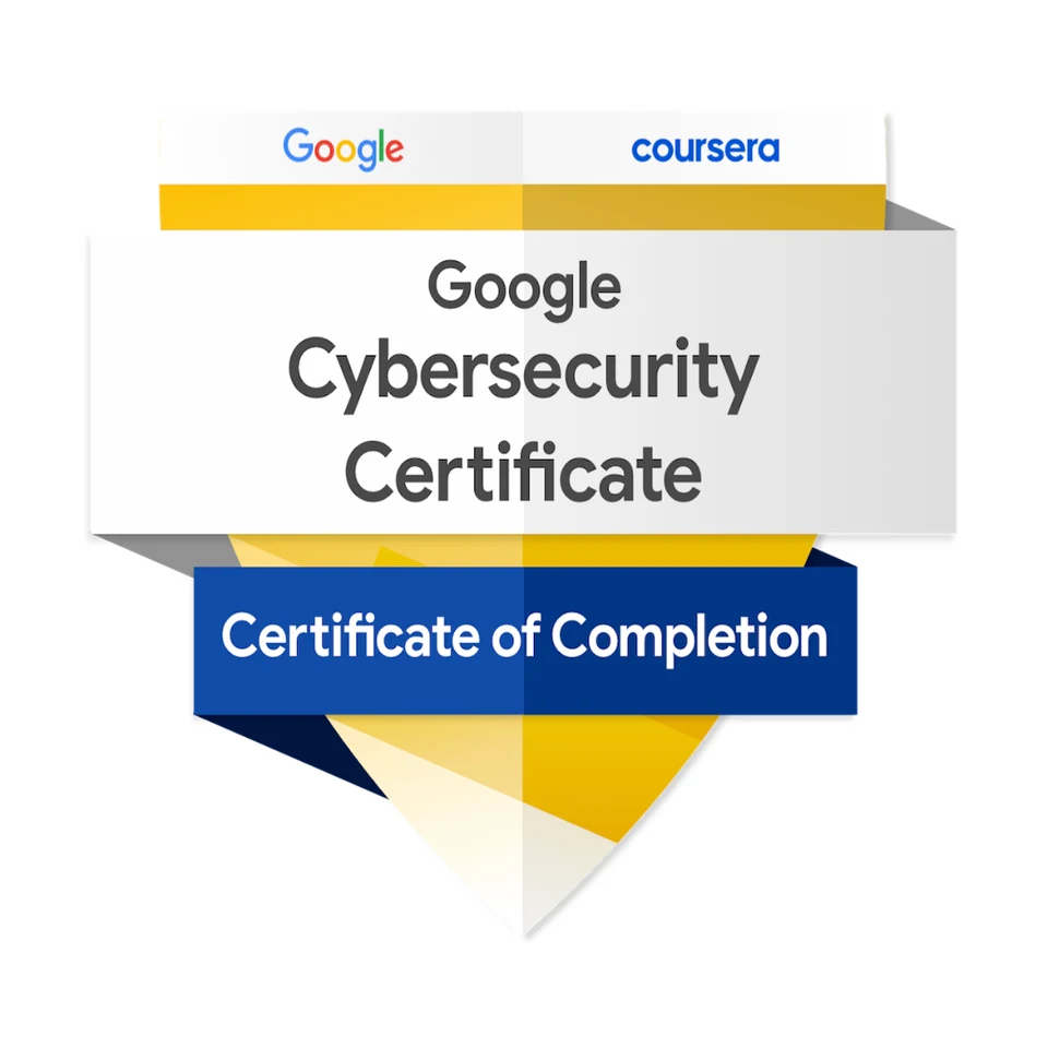 Google Cybersecurity Certificate